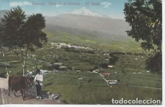 Postales: TENERIFE VALLE DE LA OROTAVA TEIDE ESCRITA SELLO ARRANCADO
