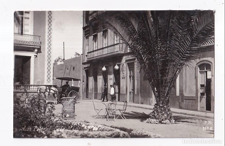 Postales: POSTAL FOTOGR&Aacute;FICA. LAS PALMAS. CAF&Eacute; MADRID MODERNO. CANARIAS. RARA. VER DORSO
