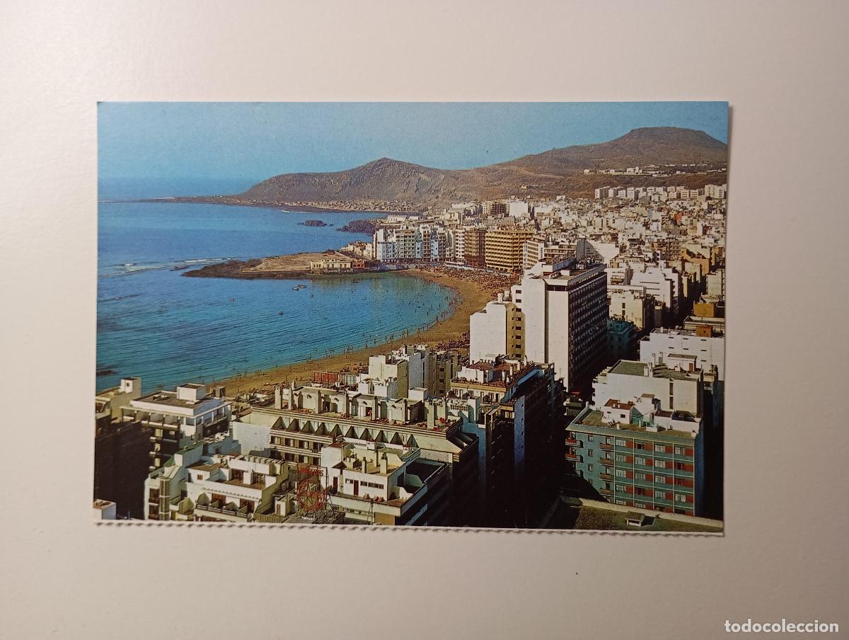 Postales: POSTAL DE PLAYA DE LAS CANTERAS. LAS PALMAS DE GRAN CANARIA. TDKP30N