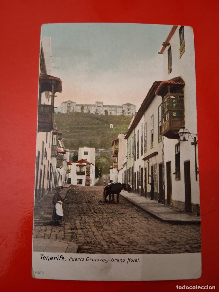 Postales: TENERIFE, PUERTO OROTAVA. GRAN HOTEL. CIRCA 1905