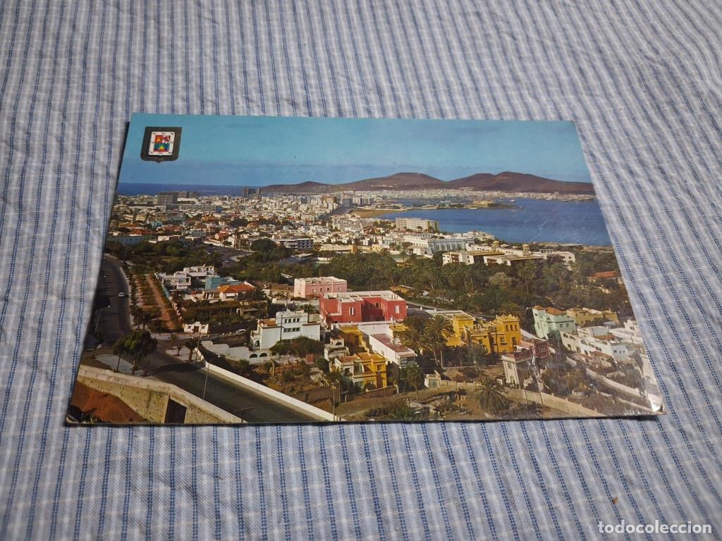 Postales: Postal moderna Canarias. Las Palmas. Vista parcial de la Capital. Estado ver imagen