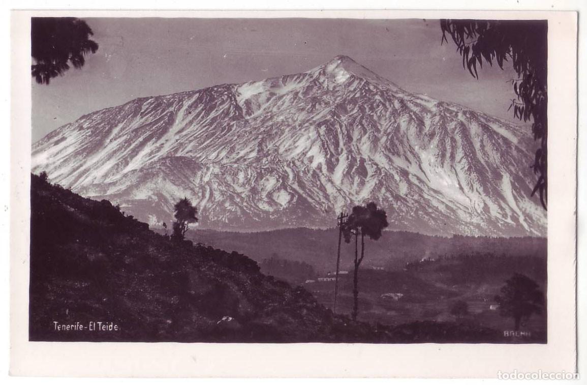 Postales: Tenerife: El Teide. Baena. No circulada (A&ntilde;os 30-40)