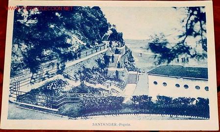 Postales: ANTIGUA POSTAL DE SANTANDER - PIQUIO . - Foto 1