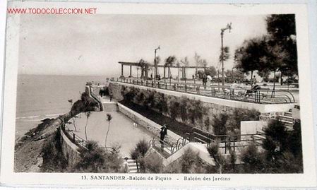 Postkarten: ANTIGUA POSTAL DE SANTANDER- BALCON DE PIQUIO
