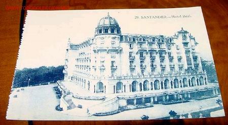 Postales: ANTIGUA POSTAL  DE SANTANDER - HOTEL REAL - Foto 1