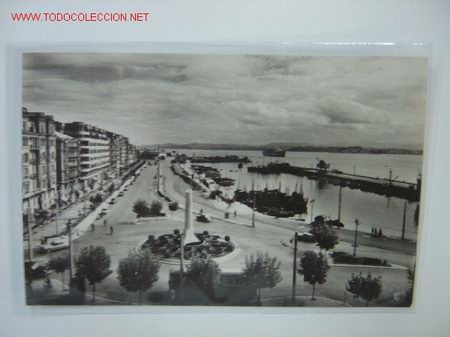 Postales: SANTANDER Avda. Castelar y Puerto Chico - Foto 1