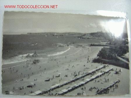 Postales: SANTANDER Sardinero. Playa de la Concha - Foto 1