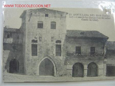 Postales: SANTILLANA Casa de los Borjas - Foto 1
