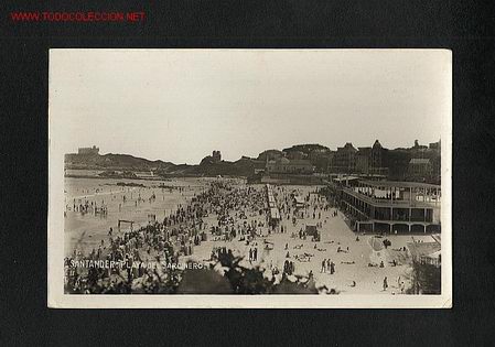 Postales: Postal de SANTANDER. Playa del Sardinero - Foto 1