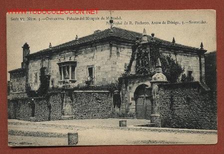 Postales: Ontaneda. Palacio del Marqu&eacute;s de Mercadal - Foto 1