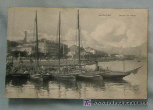 Postales: TARJETA POSTAL SANTANDER. Barcos de pesca - Foto 1