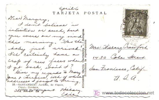 Postales: Reverso de la postal - Foto 2