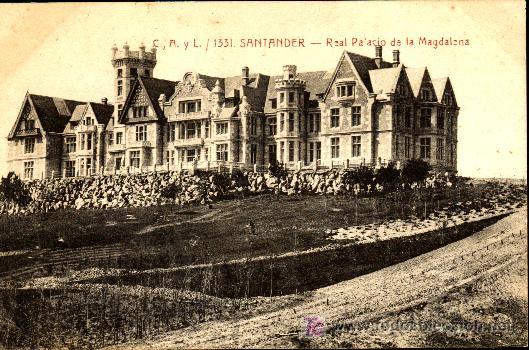 Postales: SANTANDER : Real Palacio de la Magdalena - Foto 1
