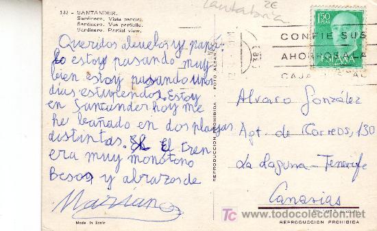 Postales: reverso postal - Foto 2
