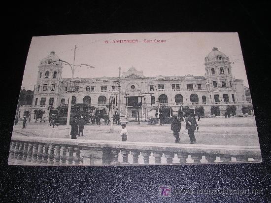 Postales: 13 SANTANDER, GRAN CASINO - Foto 1