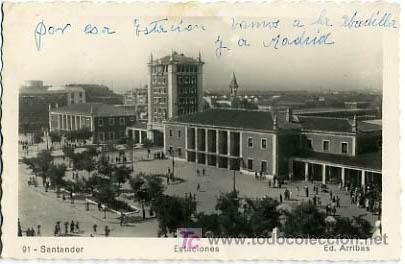 Postales: SANTANDER,  ESTACIONES,                          P14210 - Foto 1
