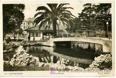 Postales: SANTANDER,  PARQUE PEREDA,                  P14230 - Foto 1