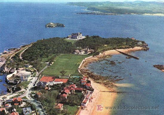 Postales: SANTANDER. PENINSULA DE LA MAGDALENA.POSTAL CIRCULADA. - Foto 1