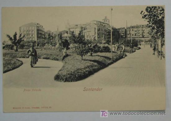 Postales: TARJETA POSTAL SANTANDER. Plaza Velarde - Foto 1