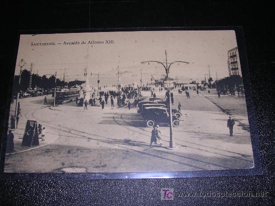 Postales: SANTANDER, AVENIDA DE ALFONSO XIII - Foto 1