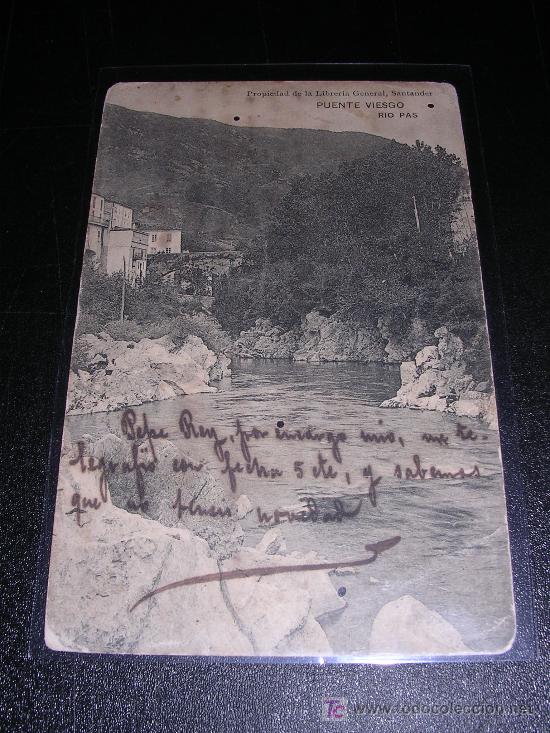 Postales: PUENTE VIESGO, RIO PAS - Foto 1