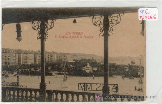 Postales: (PS-2156)POSTAL DE SANTANDER-EL BOULEVARD DESDE LA PRADERA - Foto 1