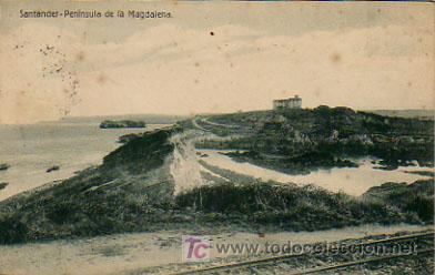 Postales: SANTANDER. PEN&Iacute;NSULA DE LA MAGDALENA. (CIRCULADA). - Foto 1