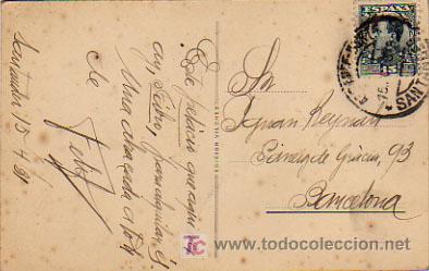 Postales: SANTANDER. PEN&Iacute;NSULA DE LA MAGDALENA. (CIRCULADA). - Foto 2