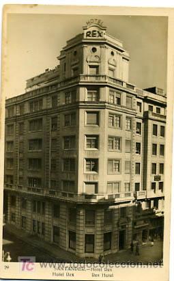 Postales: SANTANDER, HOTEL REX,              P16908 - Foto 1