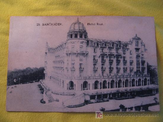 Postales: SANTANDER   HORTEL REAL - Foto 1