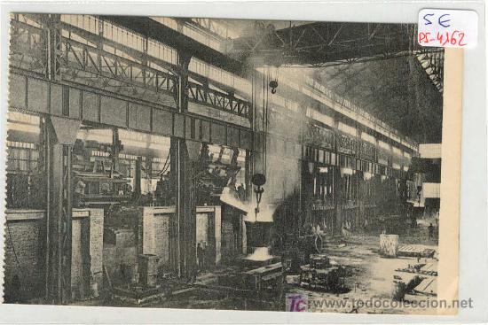 Postais: (PS-4162)POSTAL DE TALLERES DE REINOSA-HORNO ELECTRICO DE 10 TONELADAS