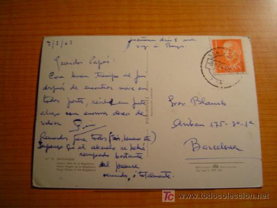 Postales: POSTAL  SANTANDER PALACIO REAL DE LA MAGDALENA - Foto 2