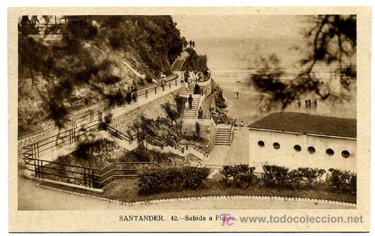 Postales: SANTANDER, SUBIDA A PIQUIO,             P21836 - Foto 1