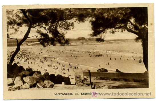 Postales: SANTANDER, SEGUNDA PLAYA,             P21847 - Foto 1