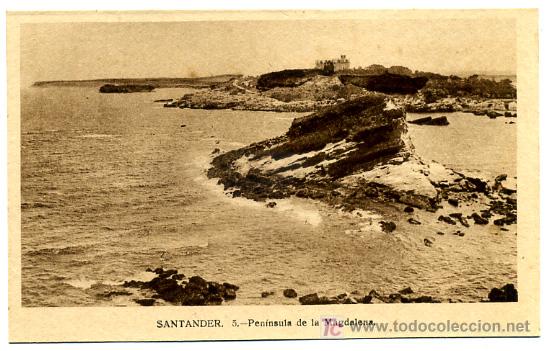 Postales: SANTANDER, PENINSULA DE LA MAGDALENA,             P21848 - Foto 1