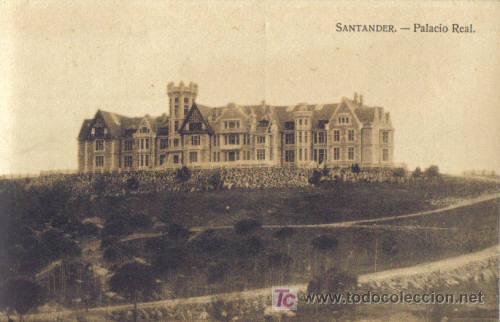 Postales: TARJETA POSTAL DE SANTANDER. PALACIO REAL. - Foto 1