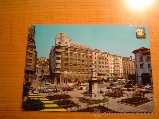 Postales: POSTAL SANTANDER PLAZA DE LA ASUNCION CIRCULADA - Foto 1
