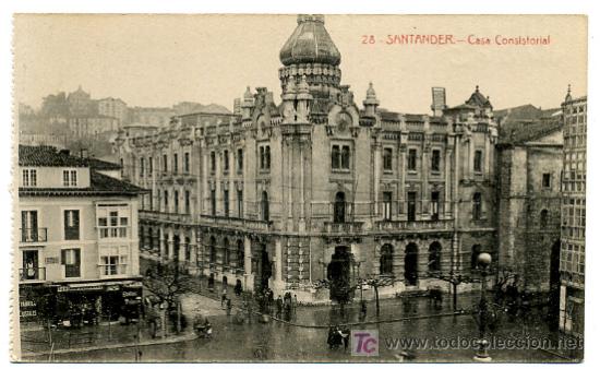 Postales: SANTANDER , CASA CONSISTORIAL , P21863 - Foto 1