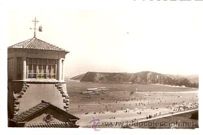 Postales: POSTAL COMILLAS  VISTA GENERAL DE LA PLAYA - Foto 1
