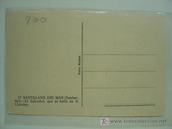Postales: POSTAL SANTILLANA DEL MAR (SANTANDER) - REF. K-707 - Foto 2
