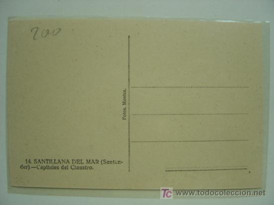 Postales: POSTAL SANTILLANA DEL MAR (SANTANDER) - REF. K-706 - Foto 2