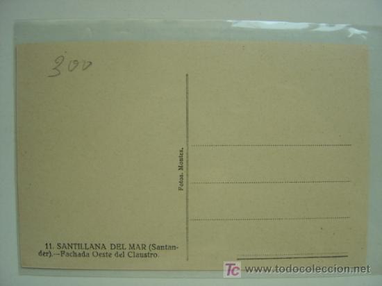 Postales: POSTAL SANTILLANA DEL MAR (SANTANDER) - REF. K-703 - Foto 2