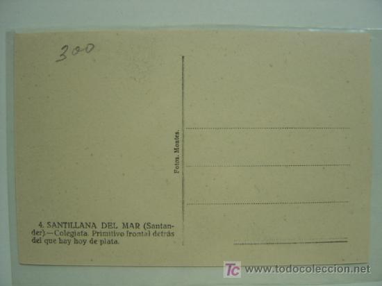 Postales: POSTAL SANTILLANA DEL MAR (SANTANDER) - REF. K-701 - Foto 2