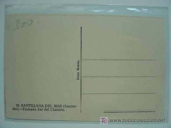 Postales: POSTAL SANTILLANA DEL MAR (SANTANDER) - REF. K-700 - Foto 2