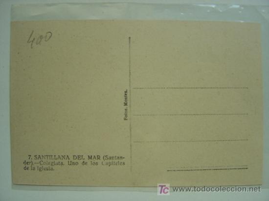 Postales: POSTAL SANTILLANA DEL MAR (SANTANDER) - REF. K-696 - Foto 2