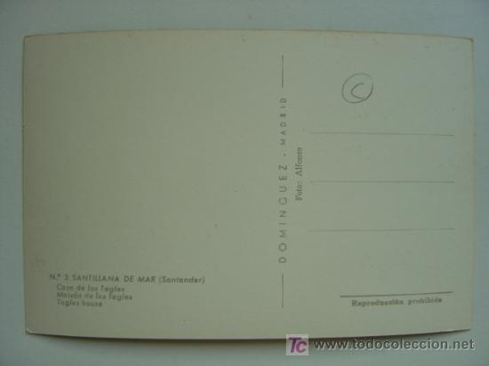 Postales: POSTAL SANTILLANA DEL MAR (SANTANDER) - REF. K-687 - Foto 2