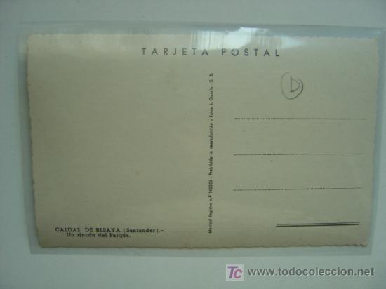 Postales: POSTAL CALDAS DE BESAYA (SANTANDER) - REF. K-678 - Foto 2