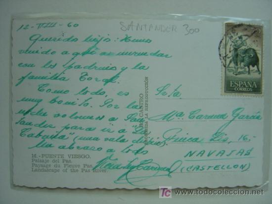 Postales: POSTAL PUENTE VIESGO (SANTANDER) - REF. K-670 - Foto 2