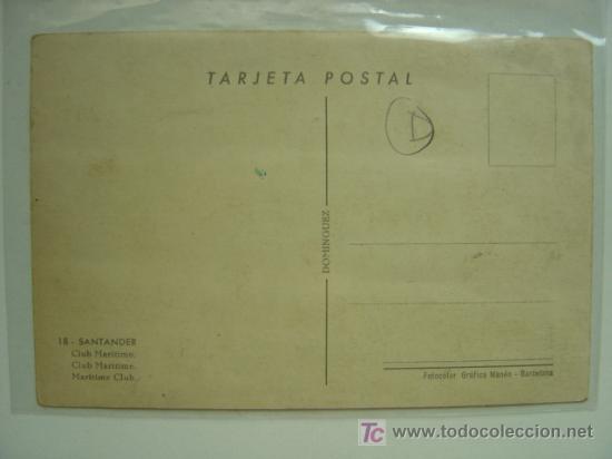 Postales: POSTAL SANTANDER - REF. K-644 - Foto 2