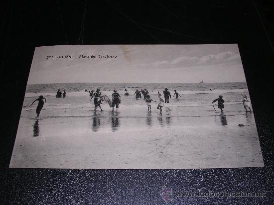 Postales: SANTANDER - PLAYA DEL SARDINERO - Foto 1